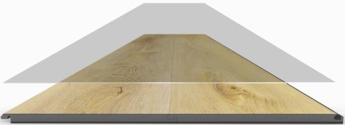 Textura de madera 9" de la superficie del grano de la hoja del suelo