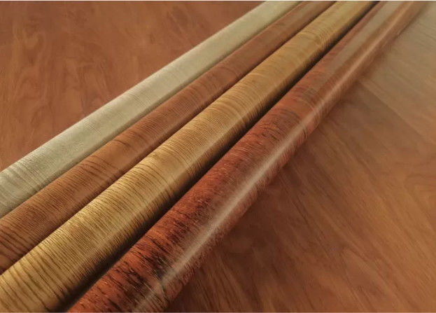 Tinta de madera comercial del grano que transfiere la película de impresión del PVC para el suelo de la teja de WPC