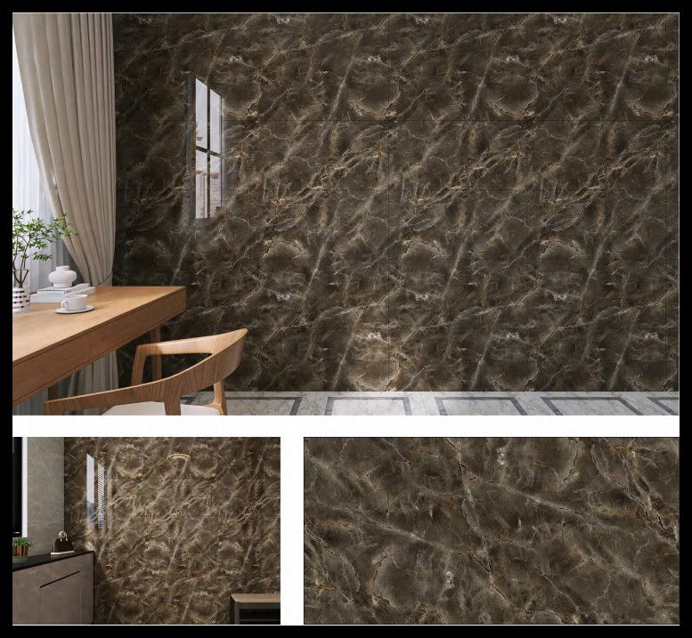 Marmo Llook Tiles PET pegatinas de pared decoración de pared aislamiento acústico anti colisión