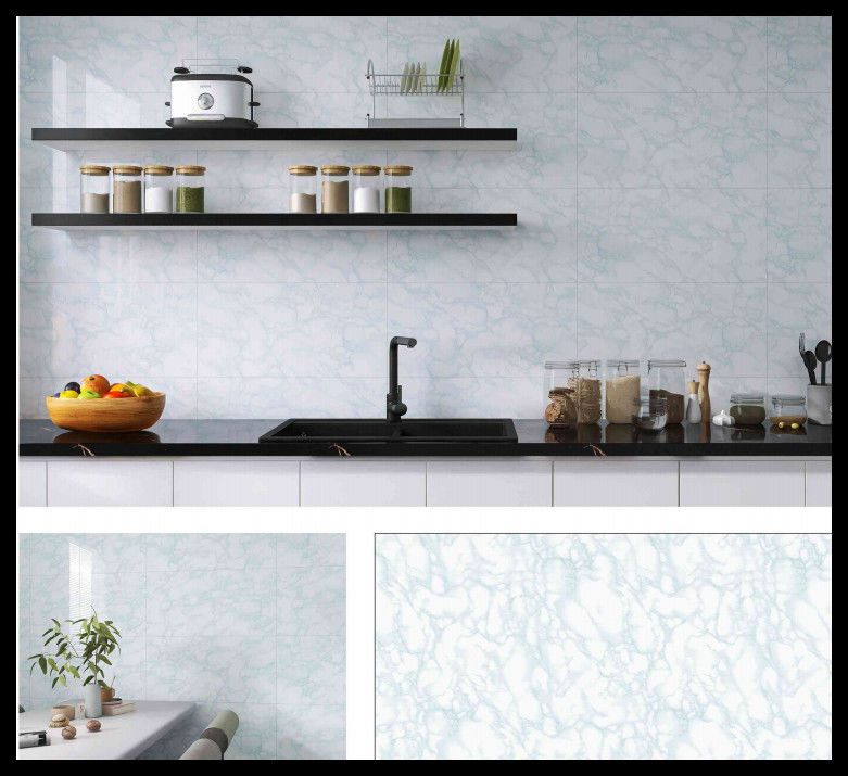 Carpeta decorativa para la pared para la prevención del aceite y la suciedad 200pcs por paquete